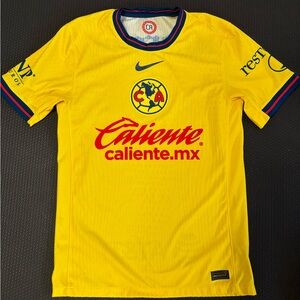 Nike Yellow Mexico Soccer League Americas Soccer Jersey